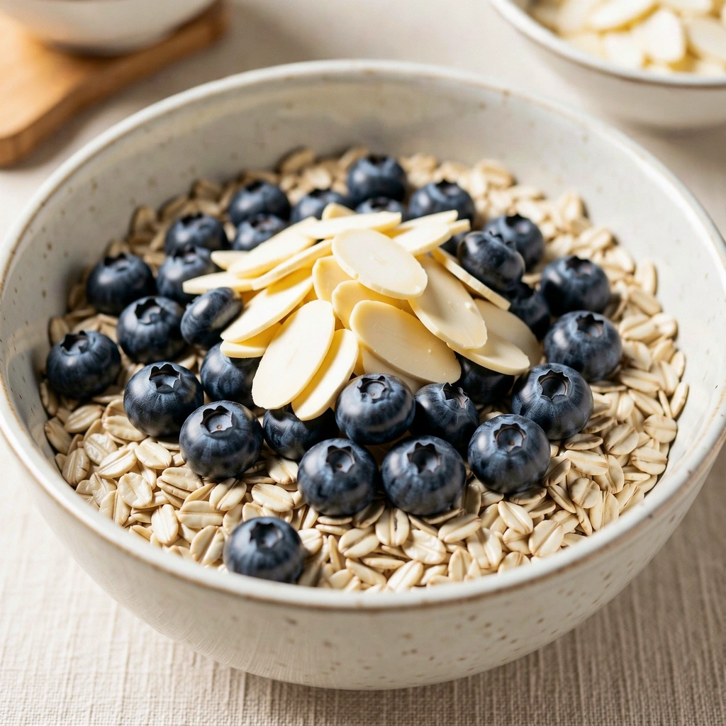 Fibrous breakfast grains